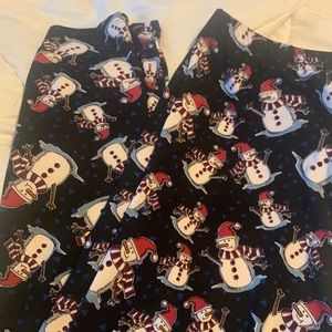 NWT snowmen leggings